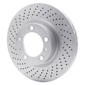 R1 Concepts® - GeoSpec™ Drilled 1-Piece Front Driver Side Brake Rotor
