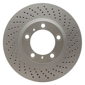 R1 Concepts® - GeoSpec™ Drilled 1-Piece Front Passenger Side Brake Rotor