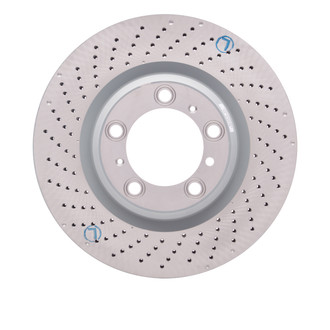 R1 Concepts® - GeoSpec™ Drilled 1-Piece Rear Driver Side Brake Rotor