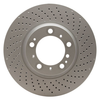 R1 Concepts® - GeoSpec™ Drilled 1-Piece Rear Passenger Side Brake Rotor