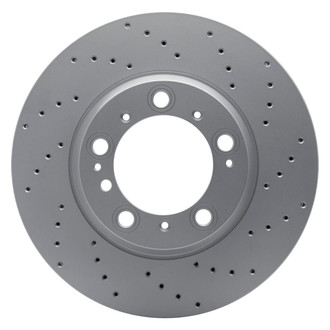 R1 Concepts® - GeoSpec™ Drilled 1-Piece Rear Driver Side Brake Rotor