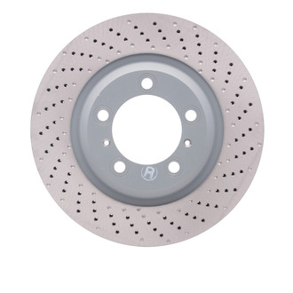 R1 Concepts® - GeoSpec™ Drilled 1-Piece Front Passenger Side Brake Rotor