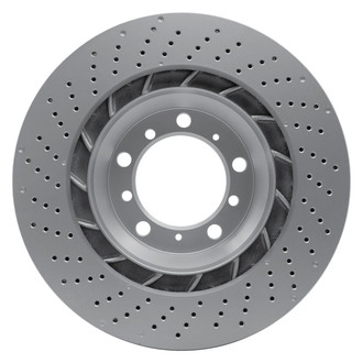 R1 Concepts® - GeoSpec™ Drilled 1-Piece Rear Passenger Side Brake Rotor