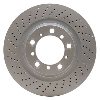 R1 Concepts® - GeoSpec™ Drilled 1-Piece Rear Driver Side Brake Rotor