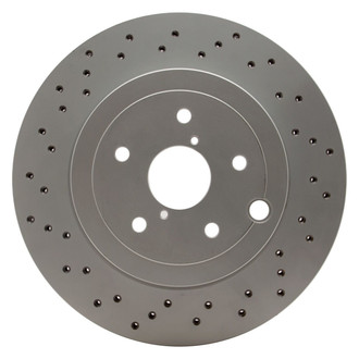 R1 Concepts® - GeoSpec™ Drilled 1-Piece Rear Brake Rotor