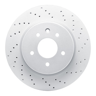 R1 Concepts® - GeoSpec™ Drilled 1-Piece Rear Brake Rotor