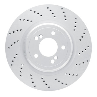 R1 Concepts® - GeoSpec™ Drilled 1-Piece Rear Passenger Side Brake Rotor