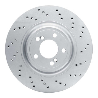 R1 Concepts® - GeoSpec™ Drilled 1-Piece Rear Passenger Side Brake Rotor