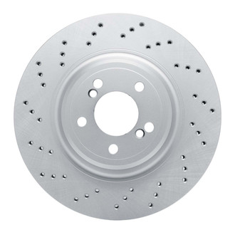 R1 Concepts® - GeoSpec™ Drilled 1-Piece Rear Driver Side Brake Rotor