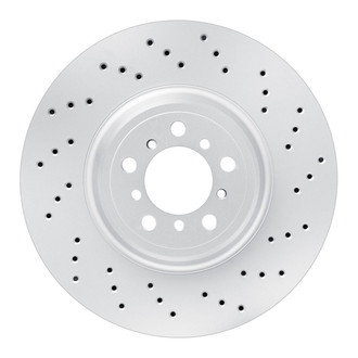 R1 Concepts® - GeoSpec™ Drilled 1-Piece Front Passenger Side Brake Rotor