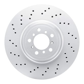 R1 Concepts® - GeoSpec™ Drilled 1-Piece Front Driver Side Brake Rotor