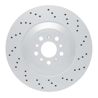 R1 Concepts® - GeoSpec™ Drilled 1-Piece Rear Passenger Side Brake Rotor