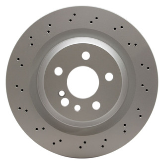 R1 Concepts® - GeoSpec™ Drilled 1-Piece Rear Brake Rotor