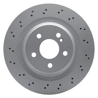 R1 Concepts® - GeoSpec™ Drilled 1-Piece Rear Brake Rotor