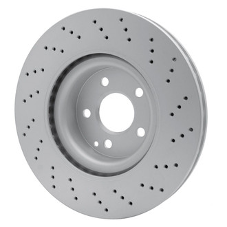R1 Concepts® RXE-63079 - GeoSpec™ Drilled 1-Piece Front Brake Rotor