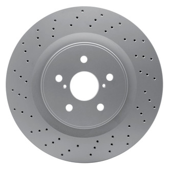 R1 Concepts® - GeoSpec™ Drilled 1-Piece Front Brake Rotor