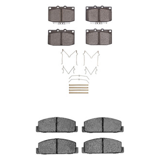 R1 Concepts® - Performance Sport Low Metallic Front and Rear Brake Pad Set