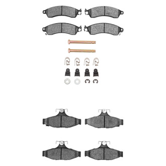 R1 Concepts® - Performance Sport Low Metallic Front and Rear Brake Pad Set