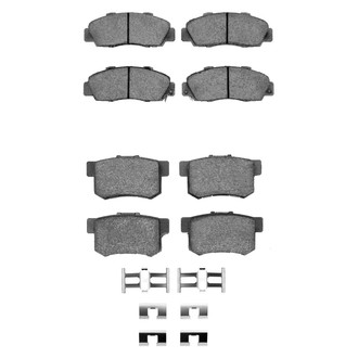 R1 Concepts® - Performance Sport Low Metallic Front and Rear Brake Pad Set
