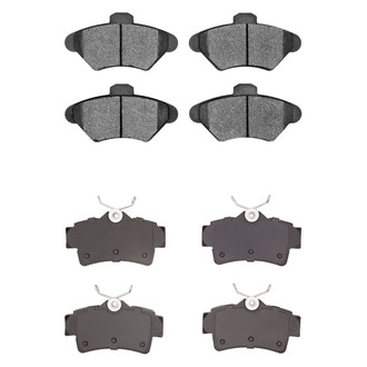 R1 Concepts® - Performance Sport Low Metallic Front and Rear Brake Pad Set