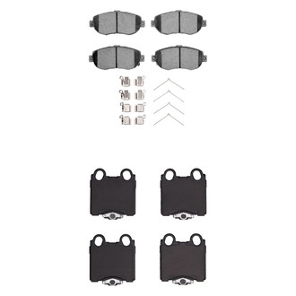 R1 Concepts® - Performance Sport Low Metallic Front and Rear Brake Pad Set