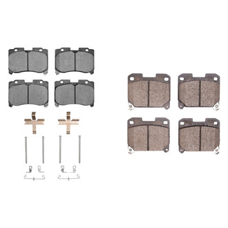 R1 Concepts® - Performance Sport Low Metallic Front and Rear Brake Pad Set