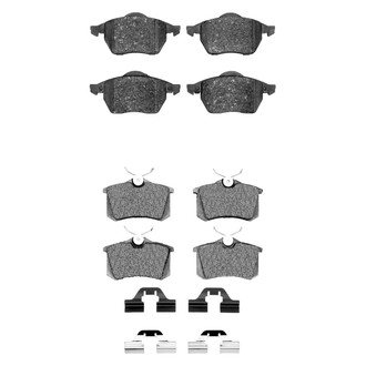 R1 Concepts® - Performance Sport Low Metallic Front and Rear Brake Pad Set