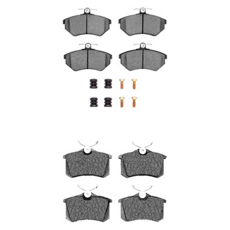 R1 Concepts® - Performance Sport Low Metallic Front and Rear Brake Pad Set