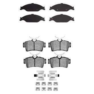 R1 Concepts® - Performance Sport Low Metallic Front and Rear Brake Pad Set