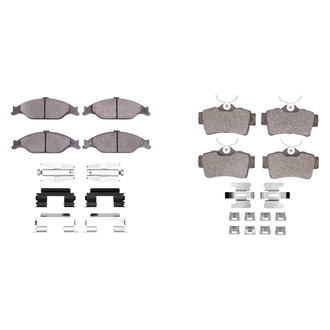 R1 Concepts® - Performance Sport Low Metallic Front and Rear Brake Pad Set