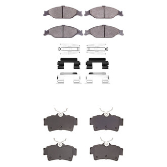 R1 Concepts® - Performance Sport Low Metallic Front and Rear Brake Pad Set
