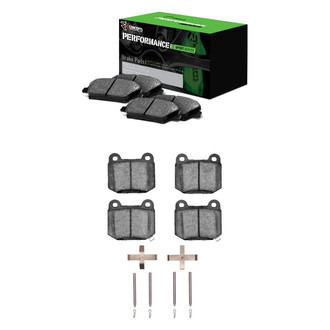 R1 Concepts® - Performance Sport Low Metallic Front and Rear Brake Pad Set