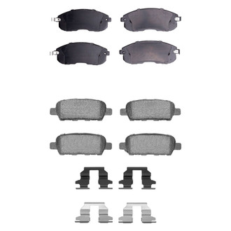 R1 Concepts® - Performance Sport Low Metallic Front and Rear Brake Pad Set