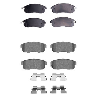 R1 Concepts® - Performance Sport Low Metallic Front and Rear Brake Pad Set