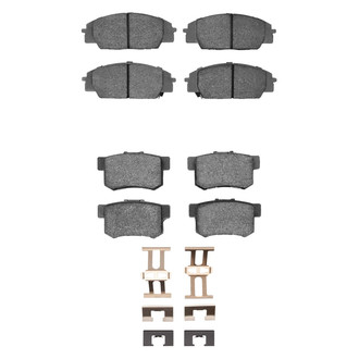 R1 Concepts® - Performance Sport Low Metallic Front and Rear Brake Pad Set