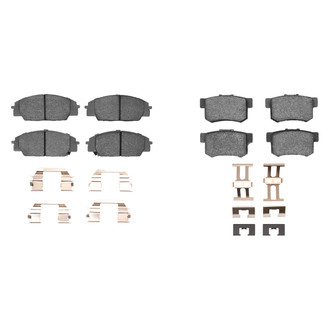 R1 Concepts® - Performance Sport Low Metallic Front and Rear Brake Pad Set