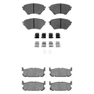 R1 Concepts® - Performance Sport Low Metallic Front and Rear Brake Pad Set