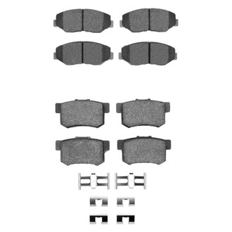 R1 Concepts® - Performance Sport Low Metallic Front and Rear Brake Pad Set
