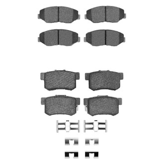 R1 Concepts® - Performance Sport Low Metallic Front and Rear Brake Pad Set