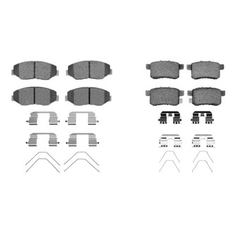 R1 Concepts® - Performance Sport Low Metallic Front and Rear Brake Pad Set