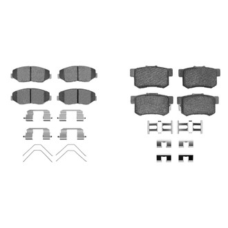 R1 Concepts® - Performance Sport Low Metallic Front and Rear Brake Pad Set