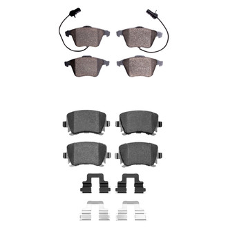 R1 Concepts® - Performance Sport Low Metallic Front and Rear Brake Pad Set