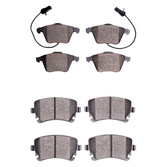 R1 Concepts® - Performance Sport Low Metallic Front and Rear Brake Pad Set