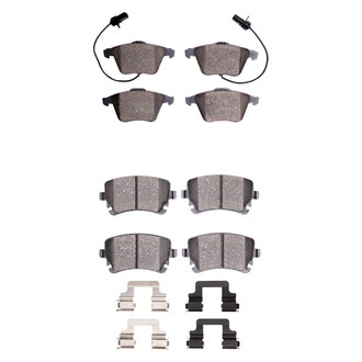 R1 Concepts® - Performance Sport Low Metallic Front and Rear Brake Pad Set