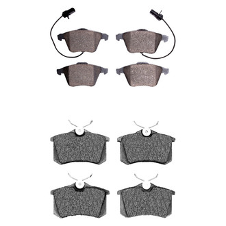 R1 Concepts® - Performance Sport Low Metallic Front and Rear Brake Pad Set