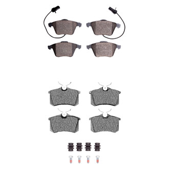 R1 Concepts® - Performance Sport Low Metallic Front and Rear Brake Pad Set