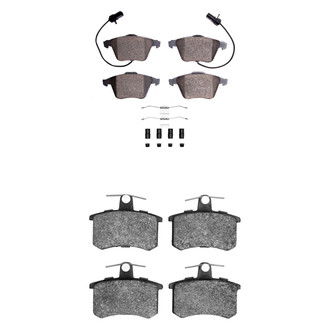 R1 Concepts® - Performance Sport Low Metallic Front and Rear Brake Pad Set