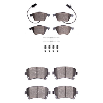 R1 Concepts® - Performance Sport Low Metallic Front and Rear Brake Pad Set