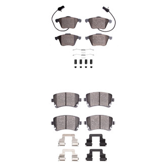 R1 Concepts® - Performance Sport Low Metallic Front and Rear Brake Pad Set