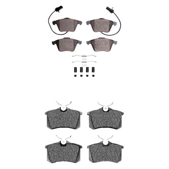 R1 Concepts® - Performance Sport Low Metallic Front and Rear Brake Pad Set